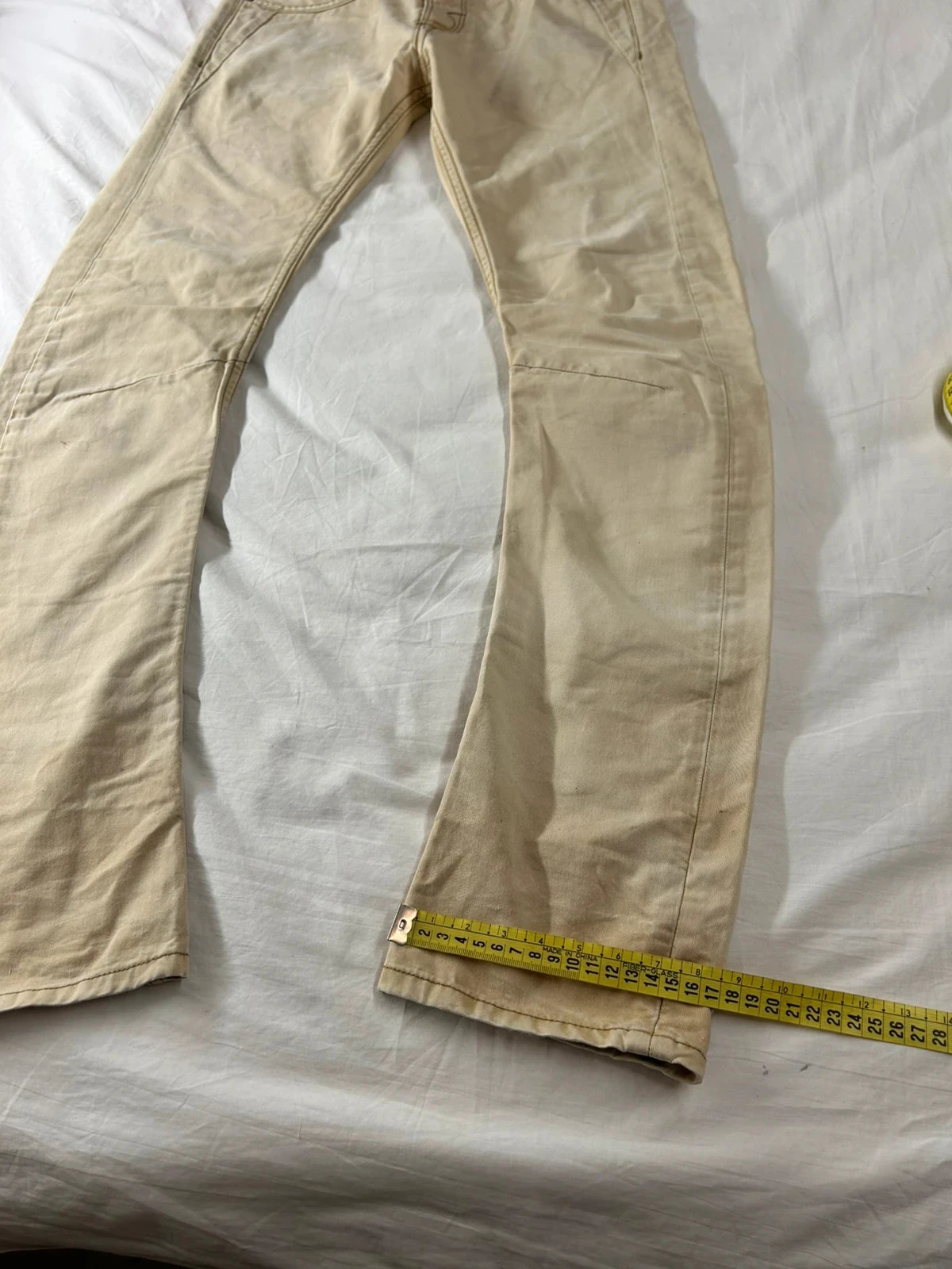 Jean skinny beige crème vintage Jules – photo 7